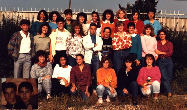 La foto di classe della quinta A